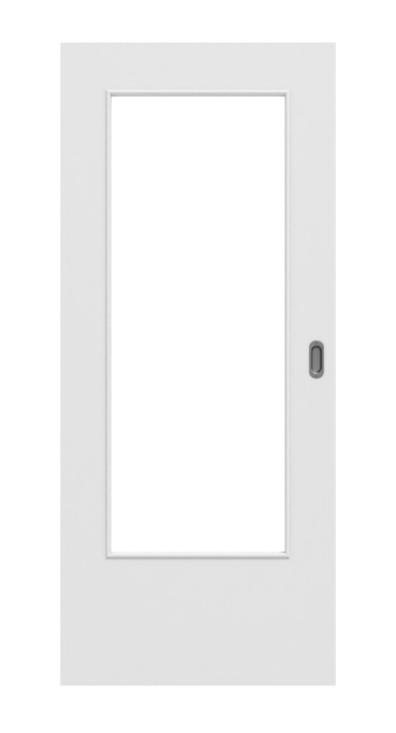 Frontowy obraz Bütte Biała DIN-LA Basic Durat Drzwi przesuwne - Huga