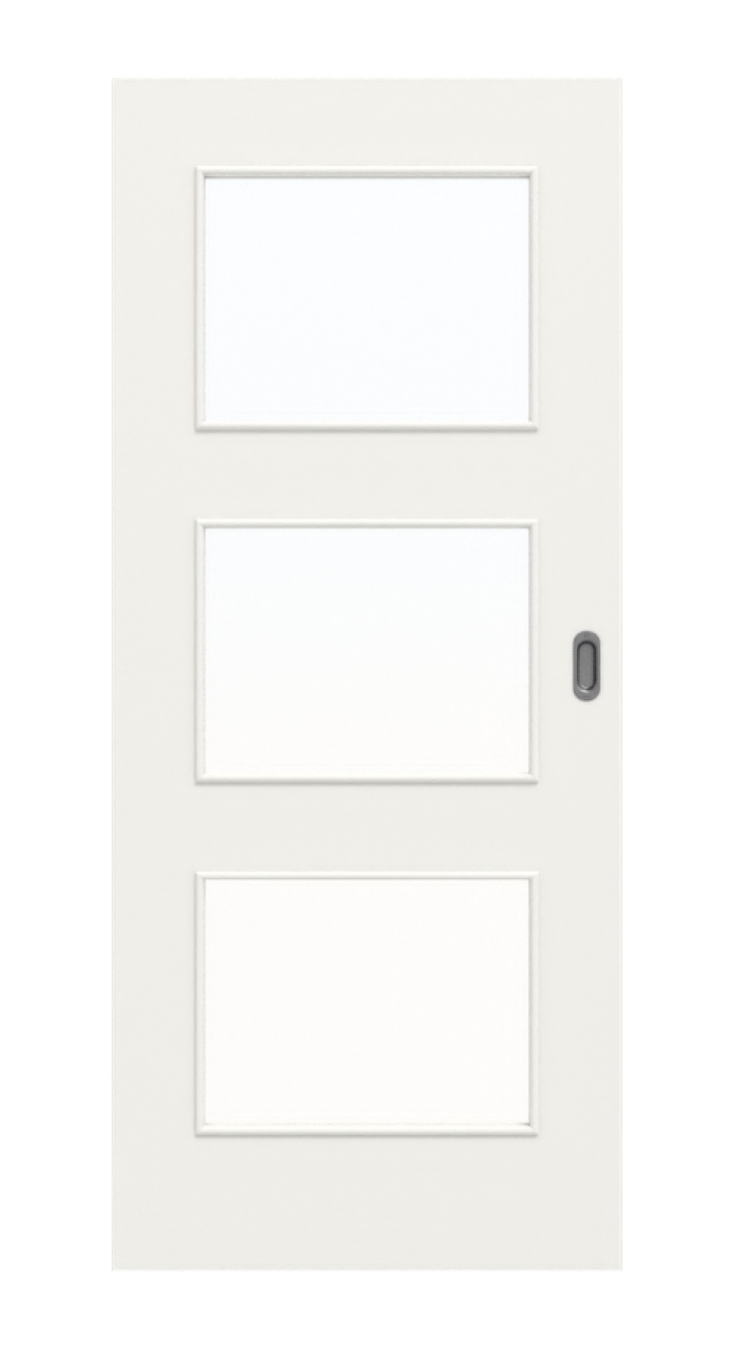 Frontowy obrazek bieli podobnej do RAL 9016 LA 11 Basic Lack drzwi przesuwnych - Huga