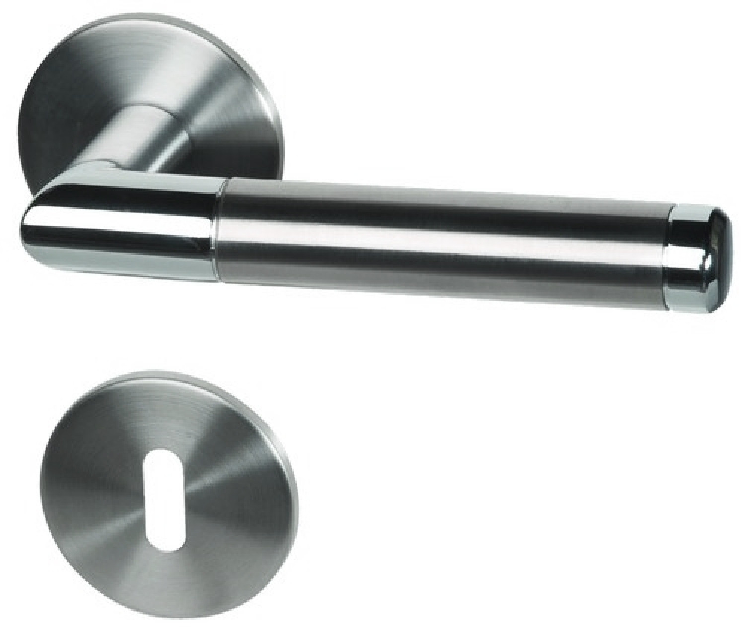 Royal-R Chrom/Stal-sat. Halbgarnitur Flat - Südmetall