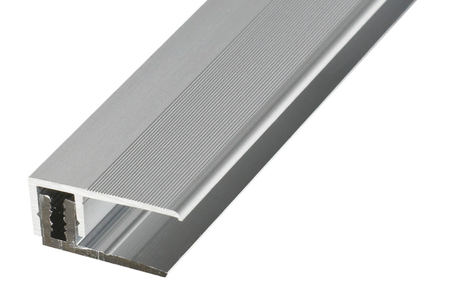 Widok PROVARIO Uni zakończeniowy profil aluminiowy 7-18mm anodowany srebrny 100cm - Proline