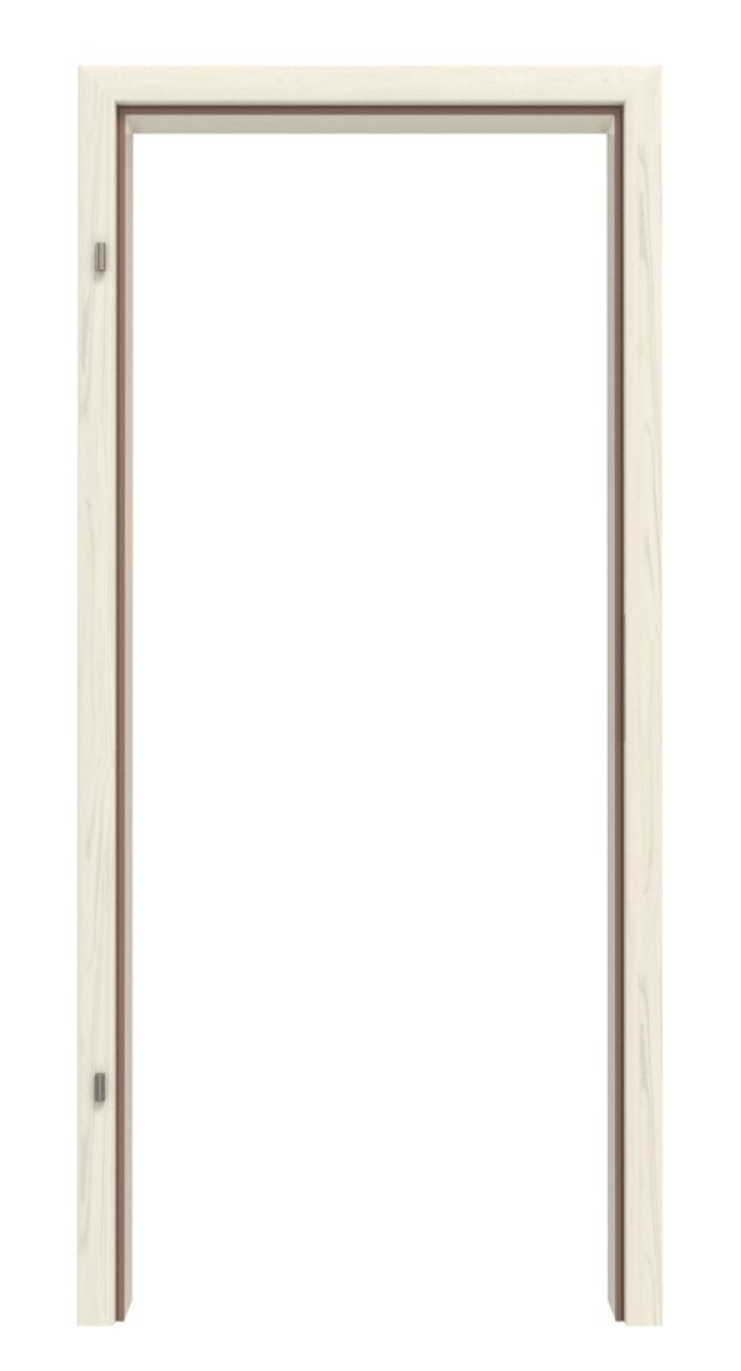 HÖRMANN Ościeżnica do drzwi wejściowych do mieszkania Szczotkowana Pinia Duradecor z zaokrągloną krawędzią