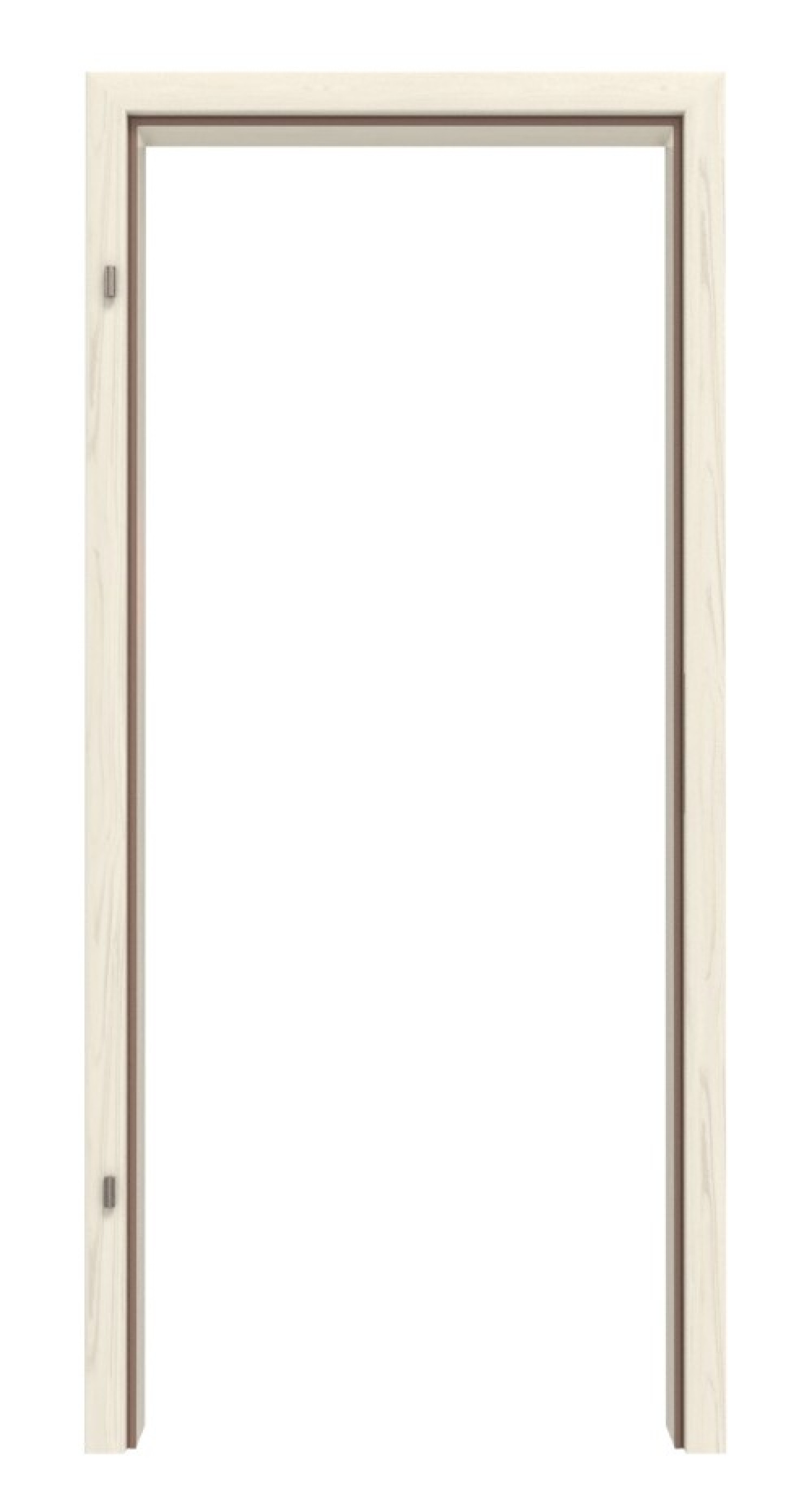 HÖRMANN Drewniana ościeżnica do drzwi dymoszczelnych Szczotkowana sosna Duradecor ProLine z zaokrągloną krawędzią