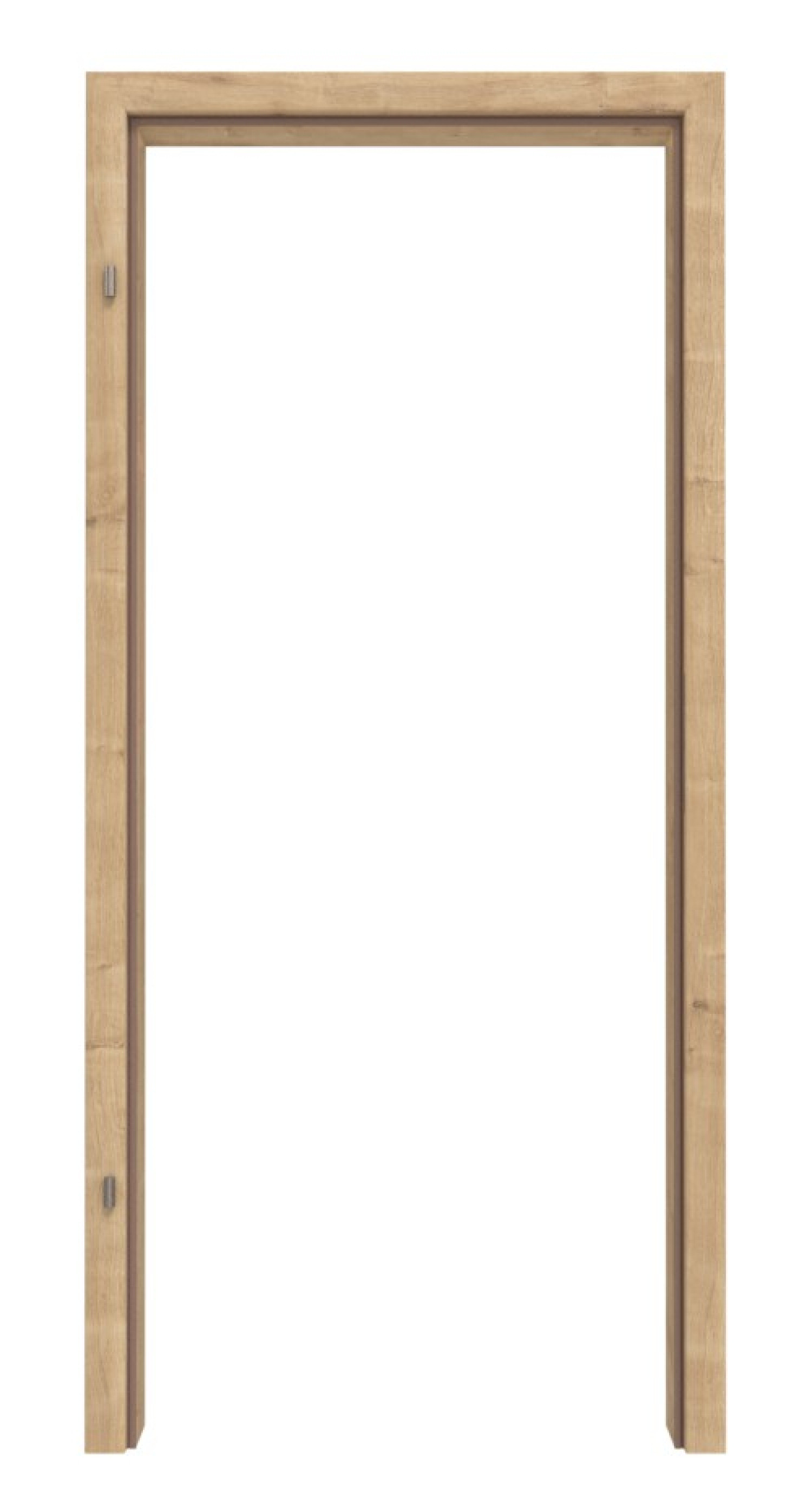 HÖRMANN Ościeżnica do drzwi wejściowych do mieszkań Dąb dziki Duradecor z zaokrągloną krawędzią