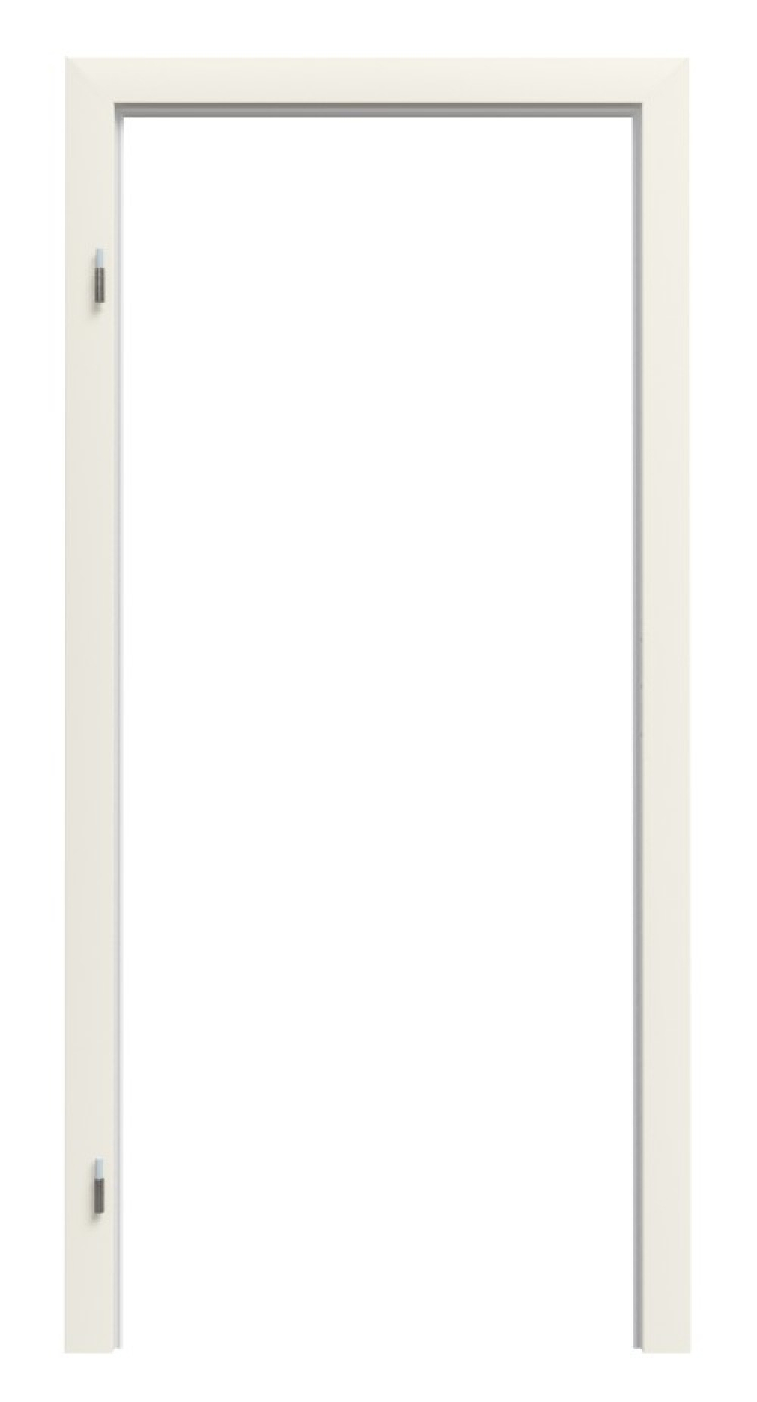 Front view of Smooth Premium White Lacquer Frame RAL 9010