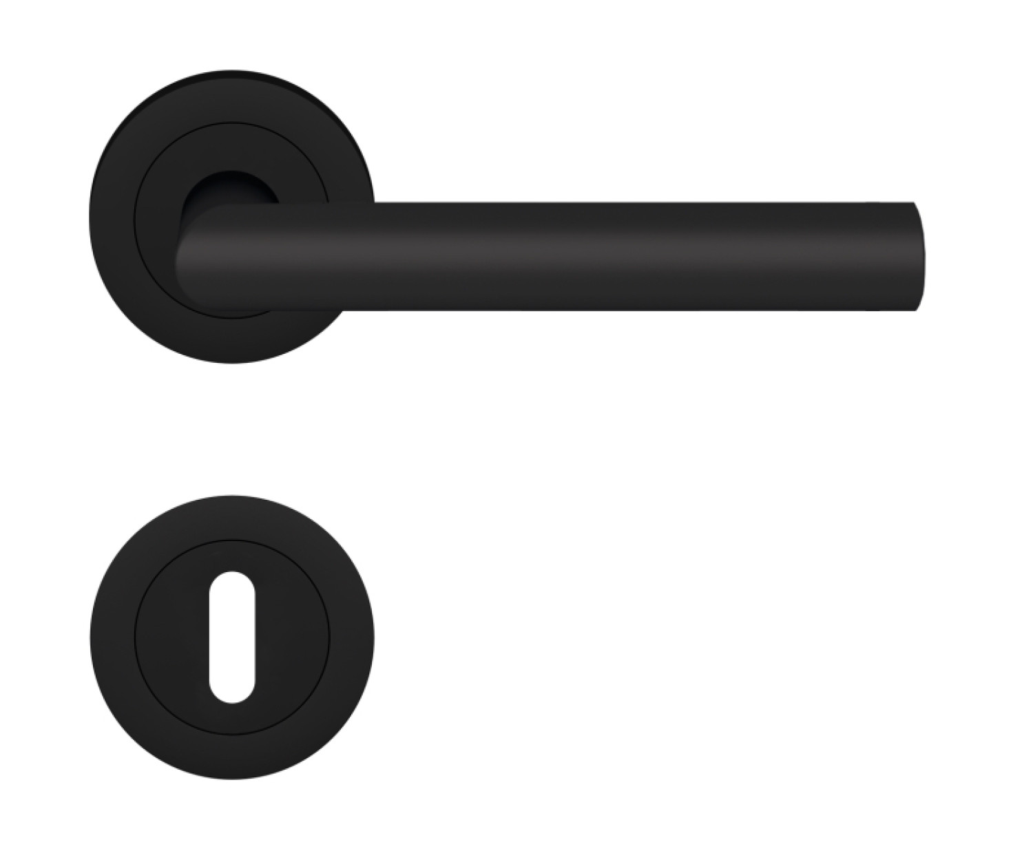 Rhodos ER28 Schwarz Rundrosetten Garnitur BB - Karcher Design