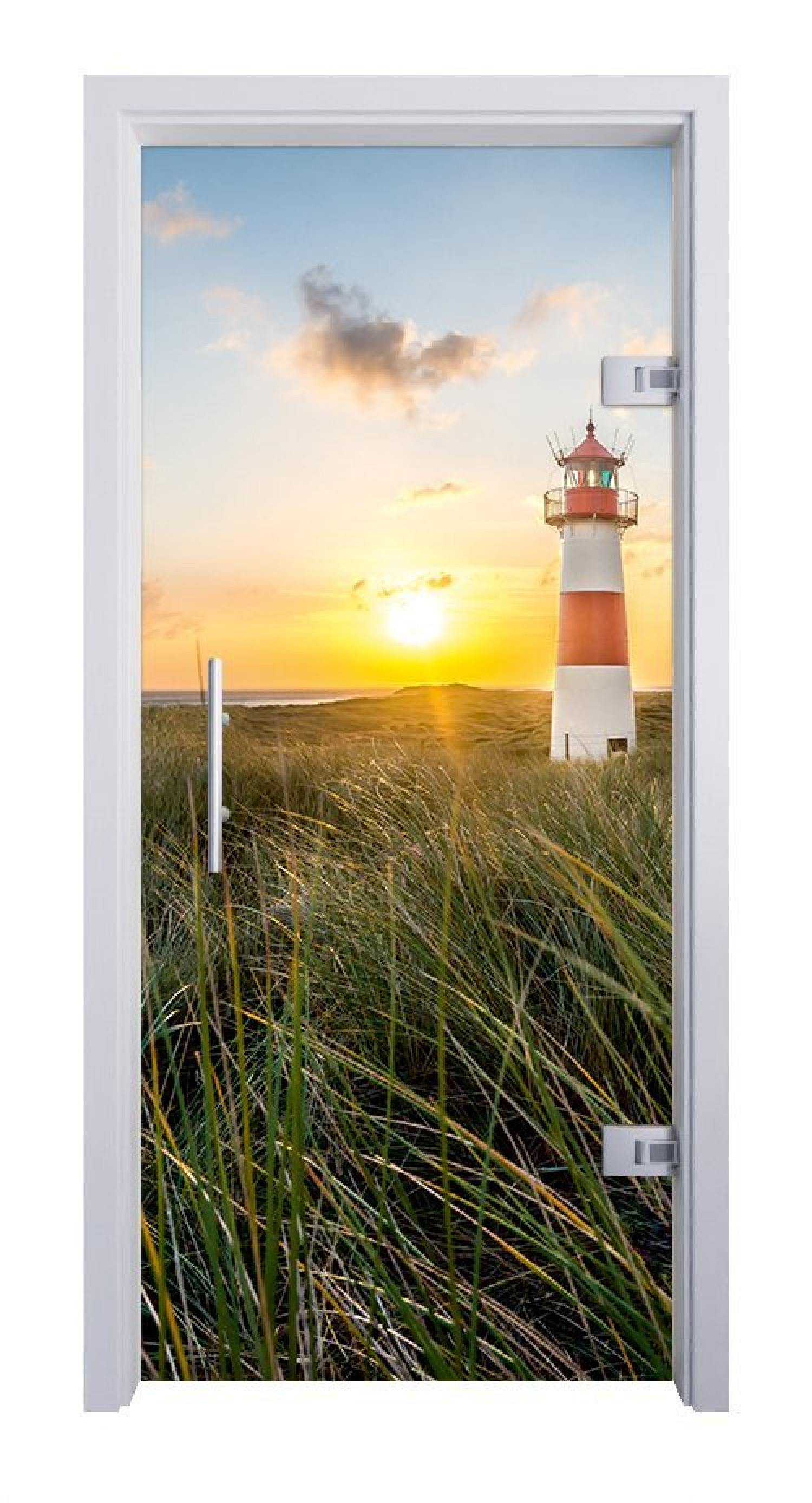 ERKELENZ Szklane drzwi przeszklone Lighthouse 3 Fotoprint