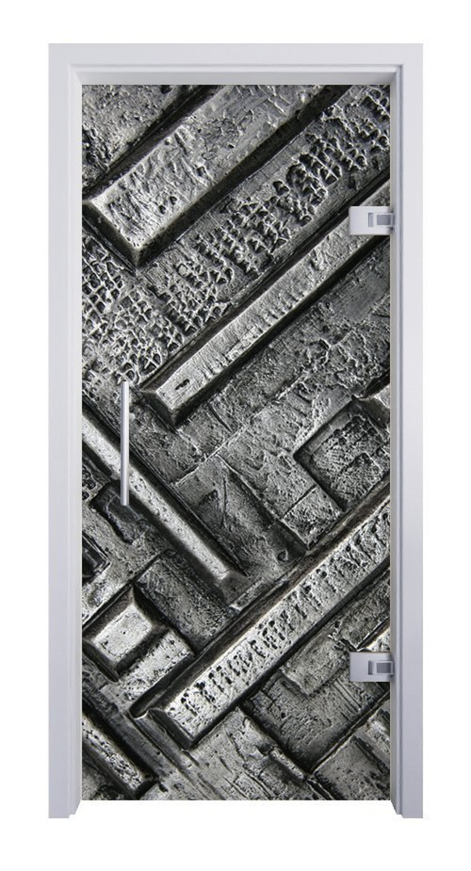 ERKELENZ Szklane drzwi przeszklone Metalowy nadruk fotograficzny