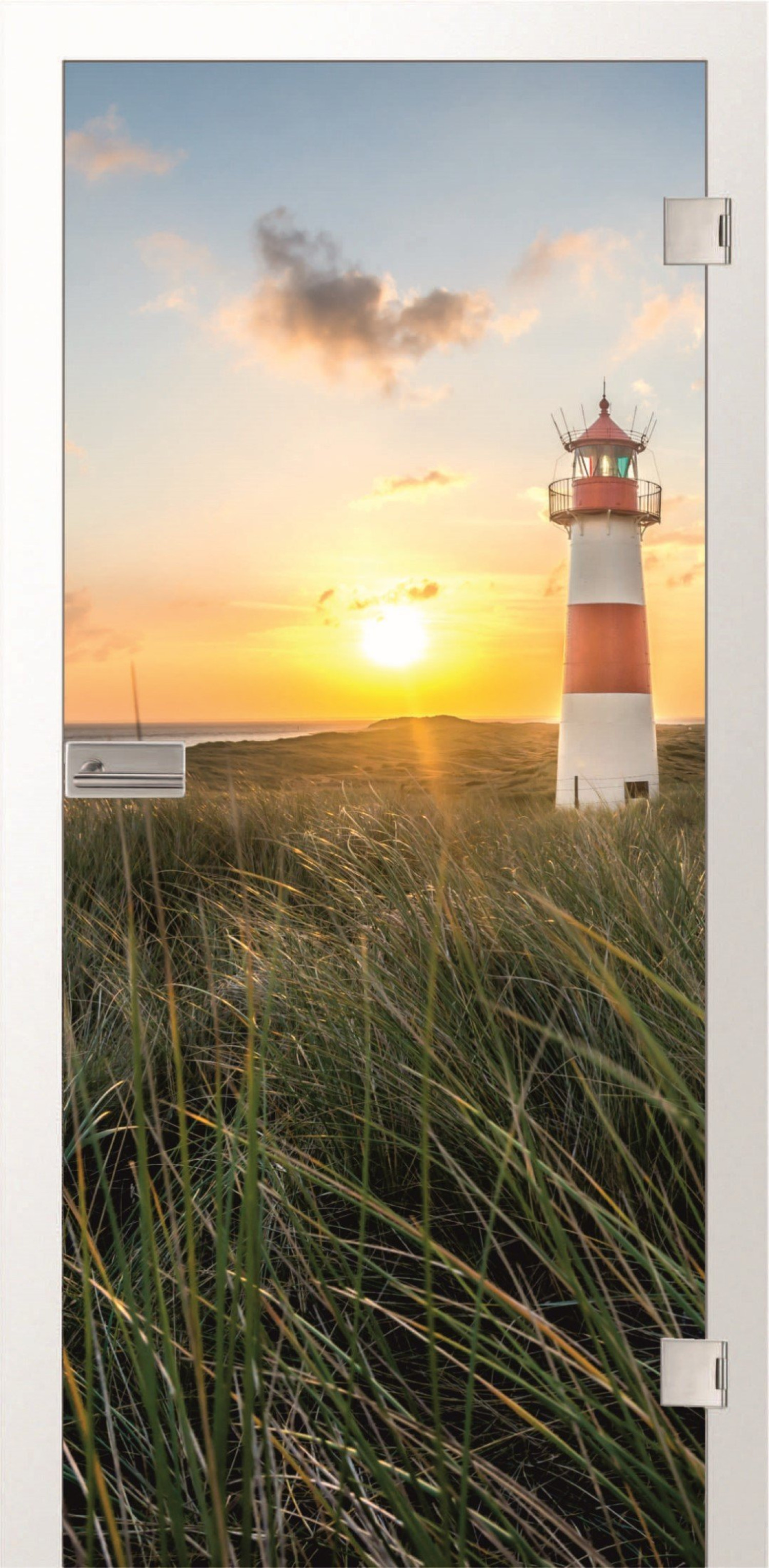 ERKELENZ Drzwi szklane Lighthouse 3 Fotoprint