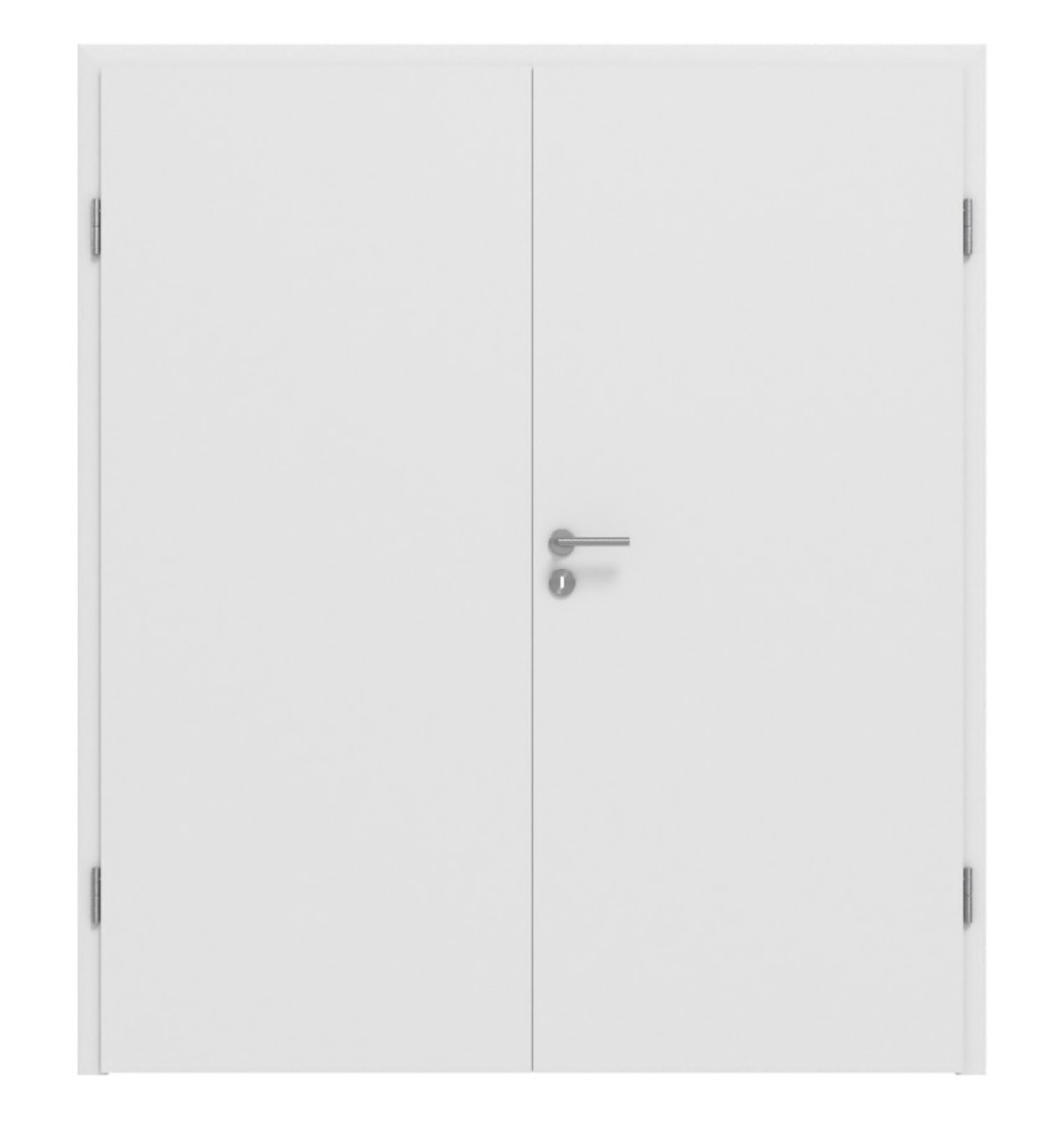 Frontowe zdjęcie Bütte Weiß Basic Durat drzwi podwójnych z ościeżnicą - Huga