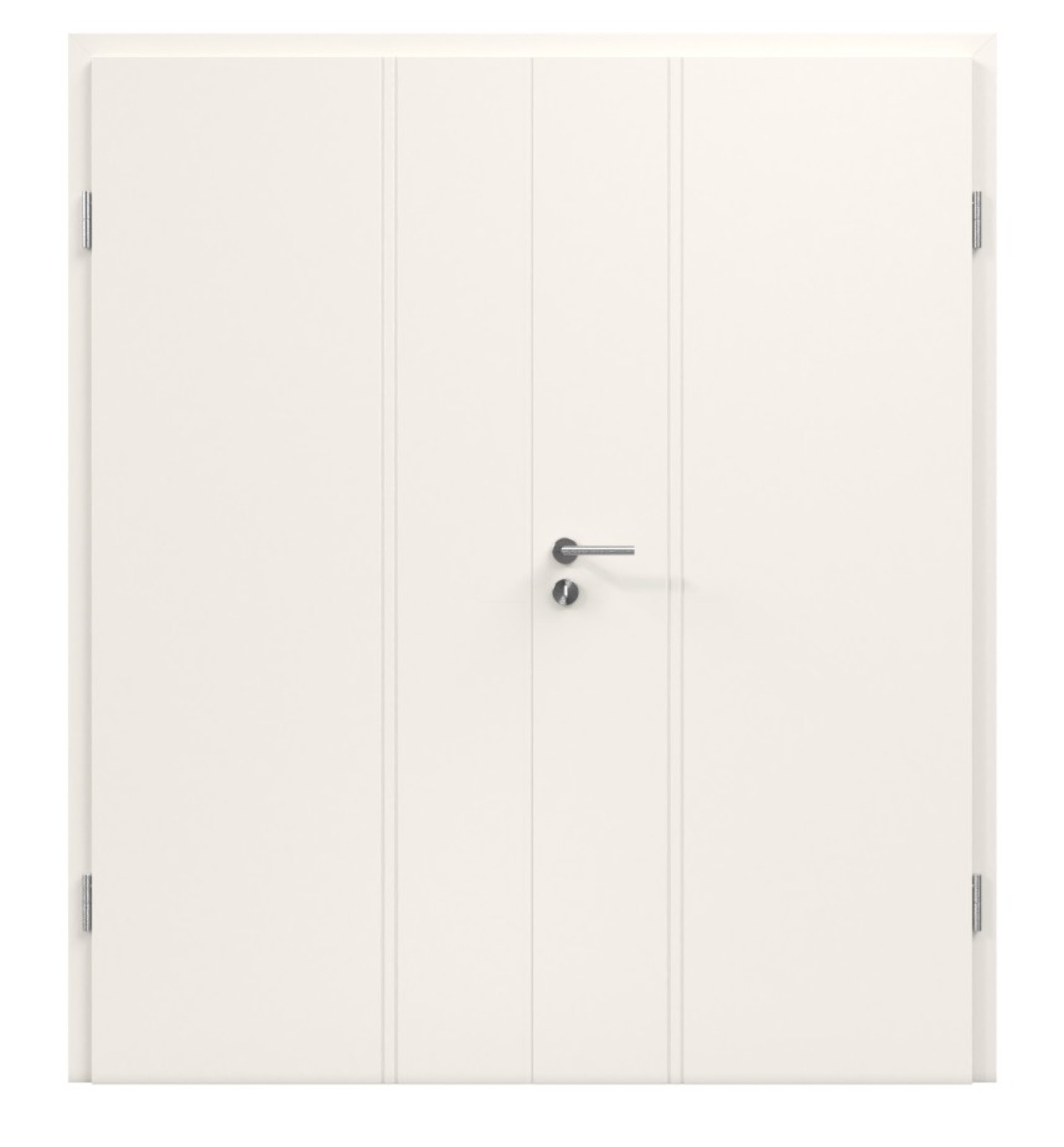 JELD-WEN Drzwi podwójne Lombardo 2800-6 Klassik Biały RAL 9010 z ościeżnicą