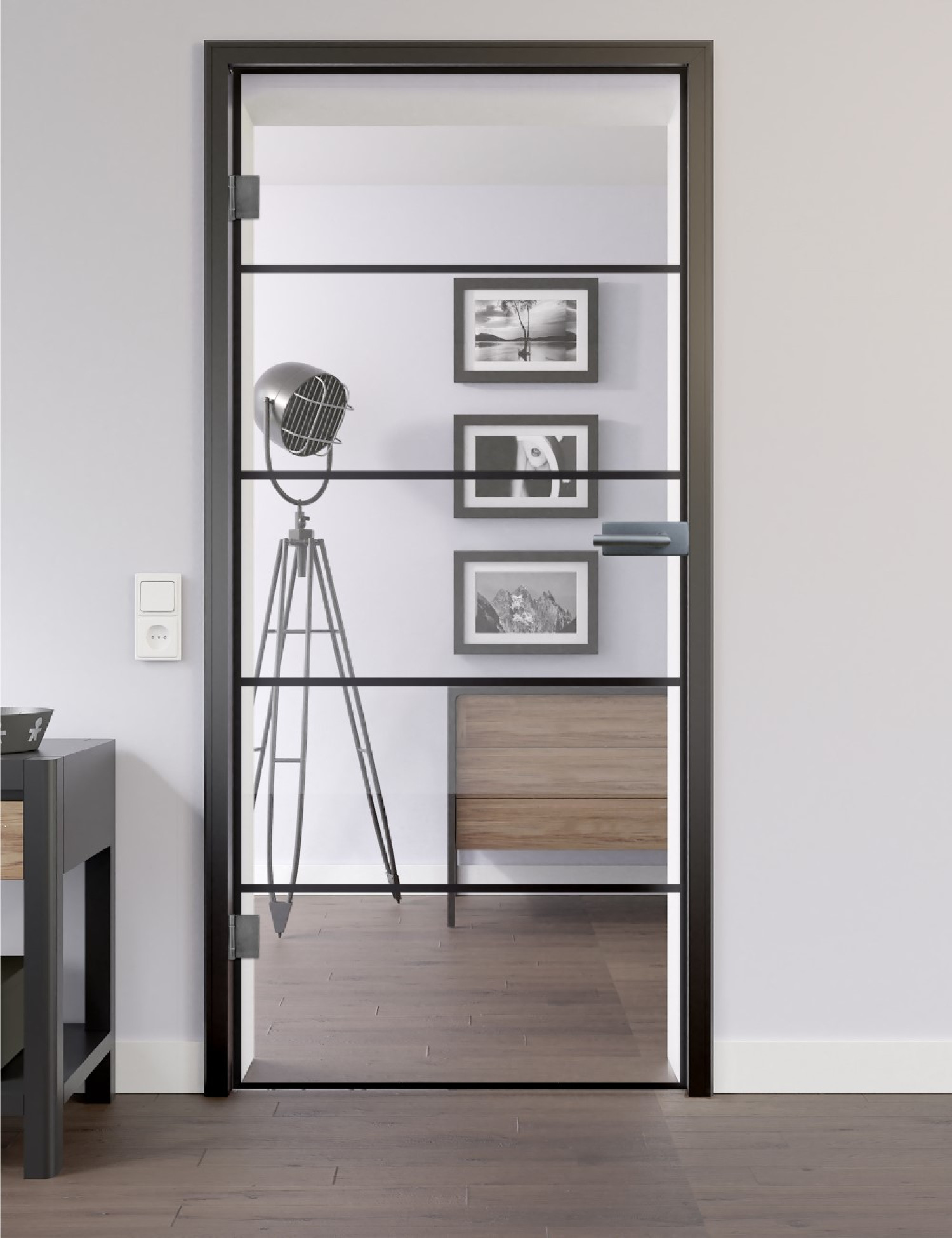 Obraz modelu 620 przezroczystych drzwi szklanych - Lienbacher Glas