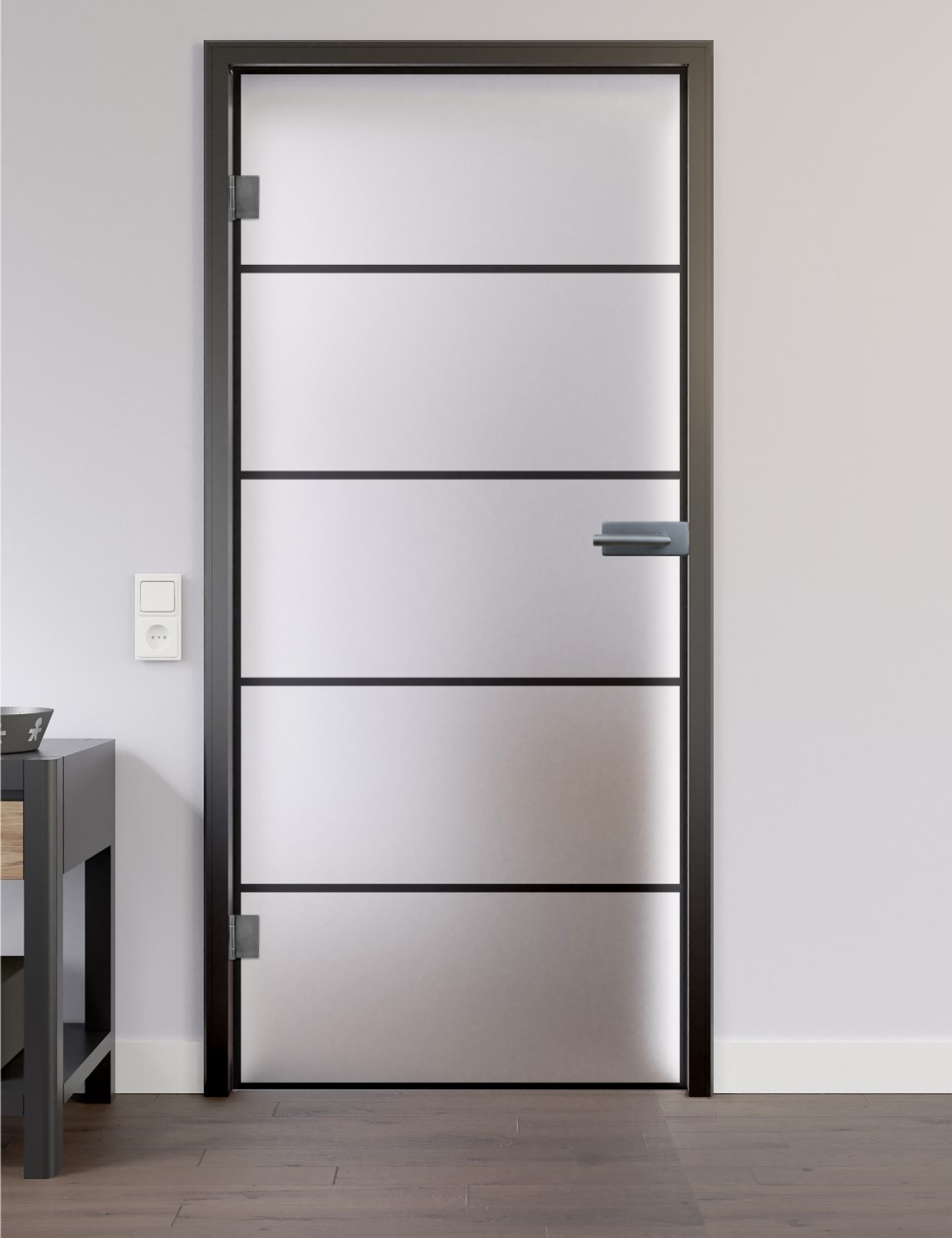 Obraz modelu 620 matowa całoszklana drzwi - Lienbacher Glas