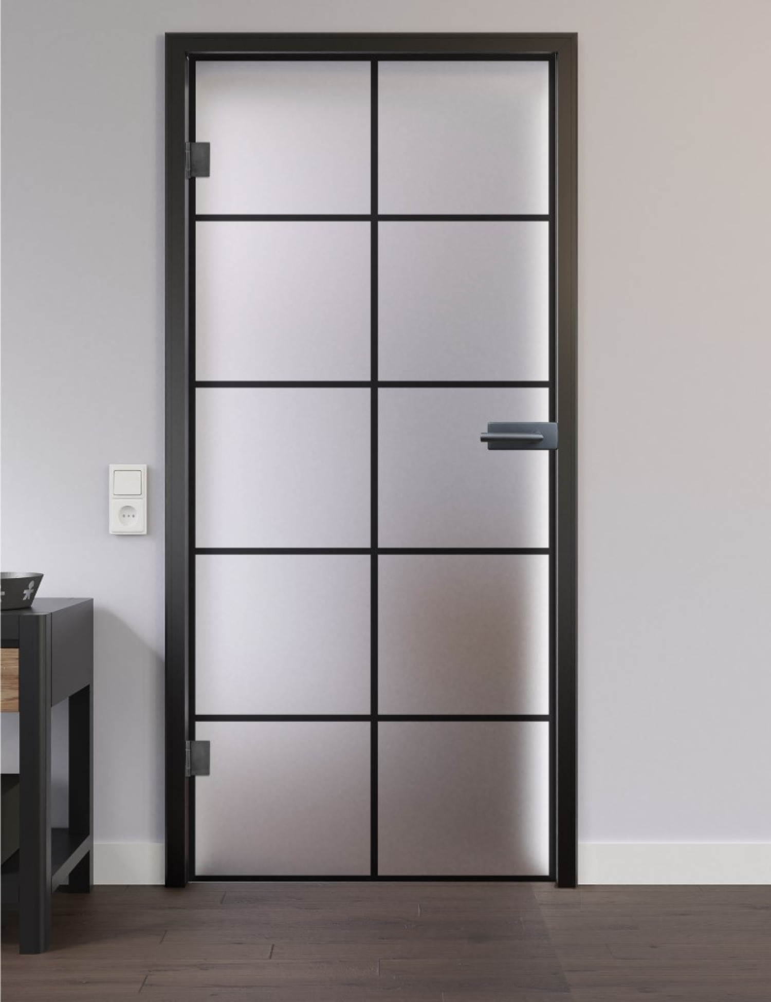 Obraz modelu 621 matowa całoszklana drzwi - Lienbacher Glas