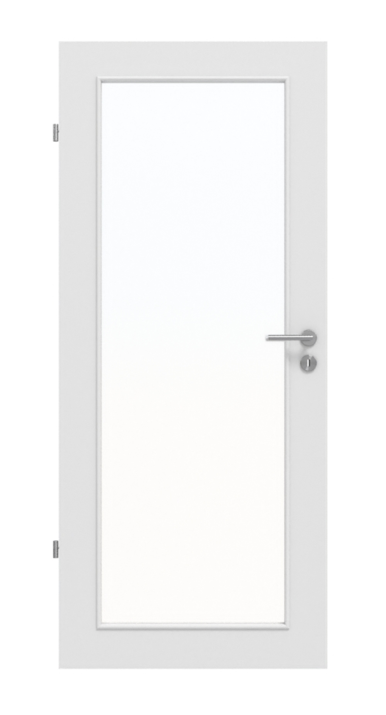 Frontowy obraz Bütte Weiß LA 27 Basic Durat drzwi wewnętrzne - Huga