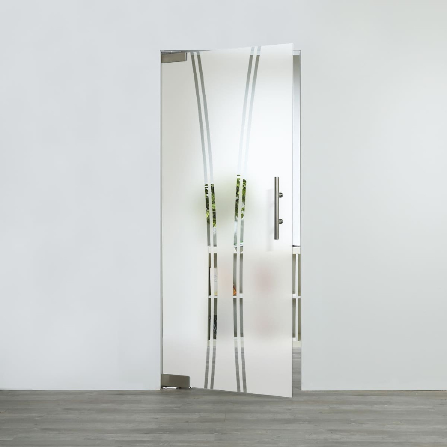 LIENBACHER GLAS Szklane drzwi przeszklone Model 393 Przezroczyste szkło