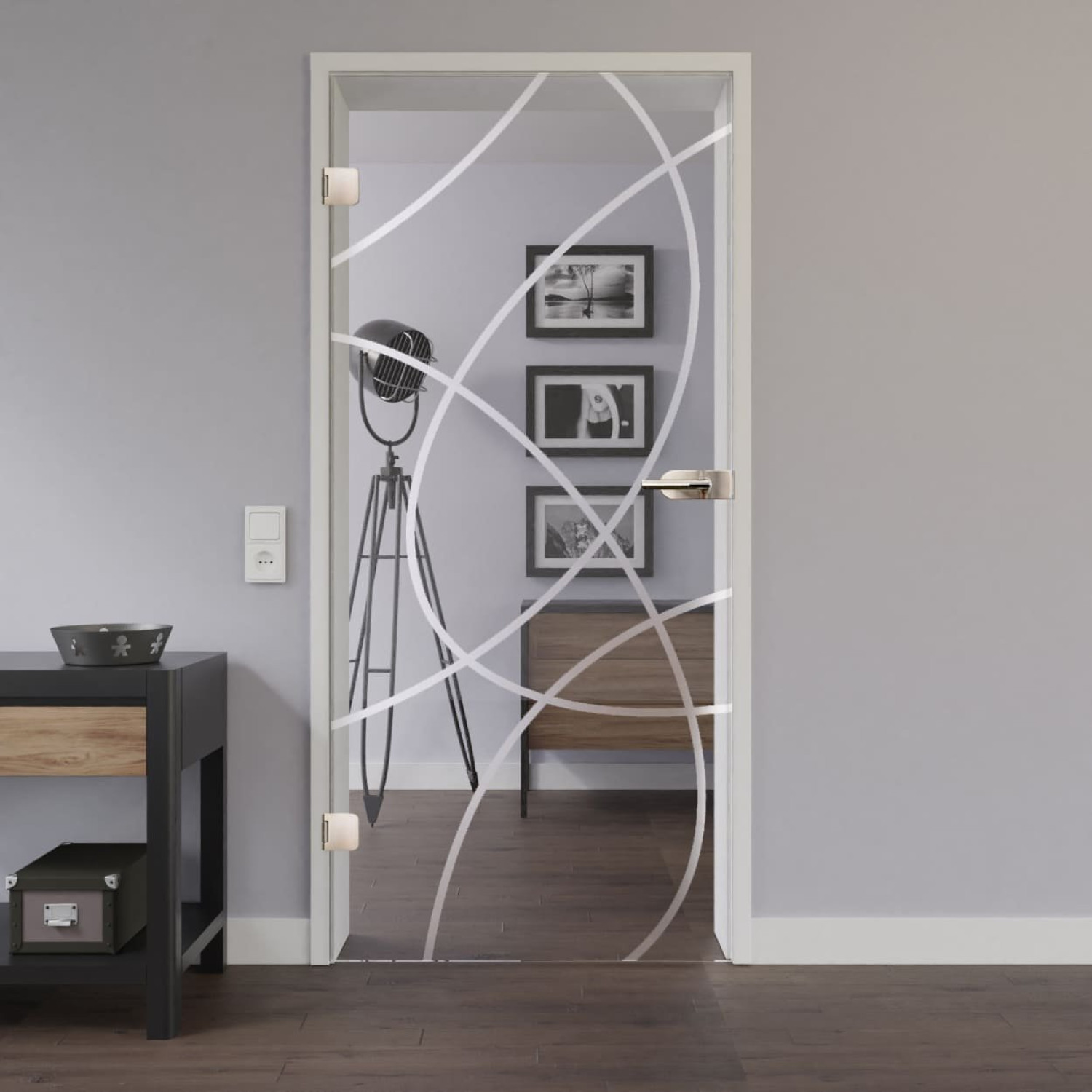 LIENBACHER GLAS Drzwi szklane Model 317 Przezroczyste