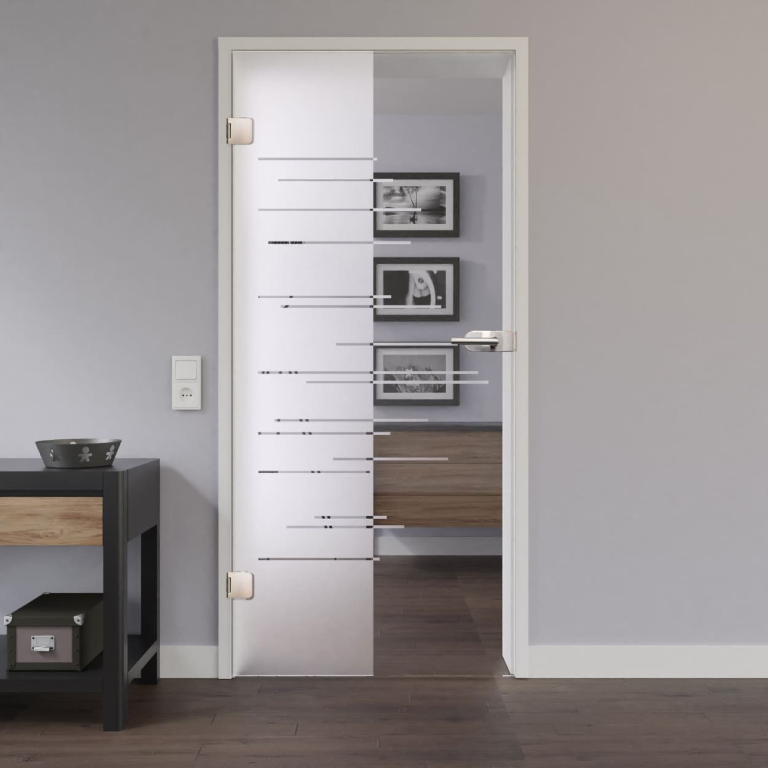 LIENBACHER GLAS Drzwi szklane Model 391 Przezroczyste