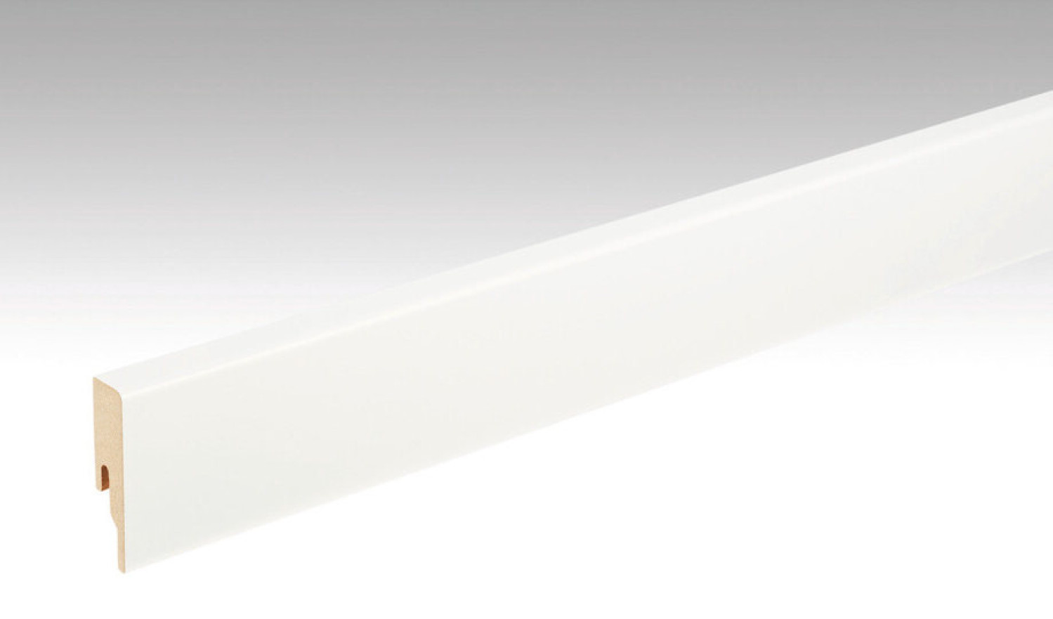 Biała do malowania 2222 Listwa przypodłogowa Profil 20 PK (2380 x 16 x 60 mm) - MEISTER