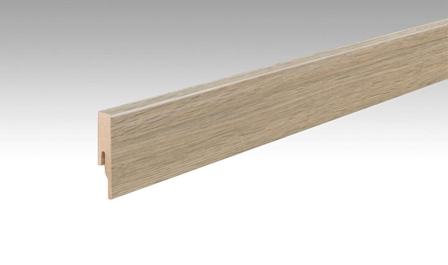 Dąb greige 6934 Listwa przypodłogowa Profil 20 PK (2380 x 16 x 60 mm) - Meister