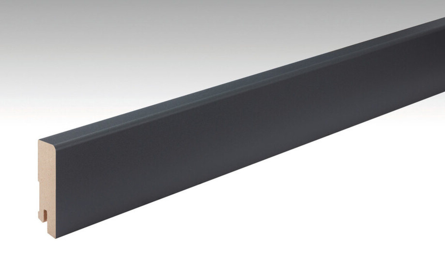 Listwa przypodłogowa antracytowa Profil 15 MK (2380 x 16 x 60 mm) - MEISTER