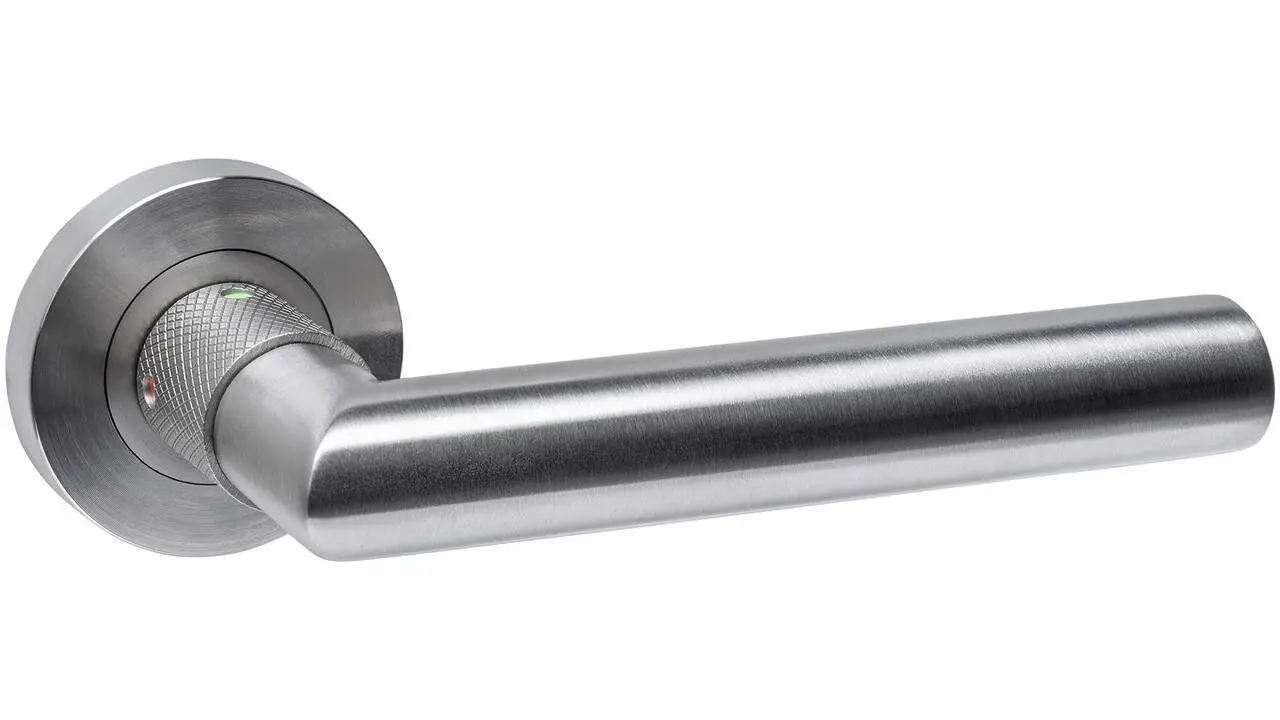 INTERSTEEL klamka drzwiowa Sicura ProLock stal nierdzewna matowa bez rozetki na klucz