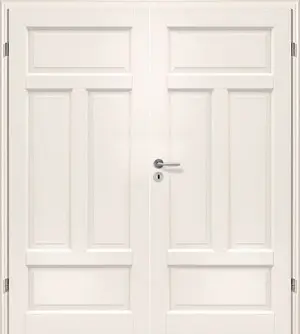 Zdjęcie modelu Laura, stylowe drzwi dwuskrzydłowe z litego drewna wraz z ościeżnicą - Jeld-Wen.