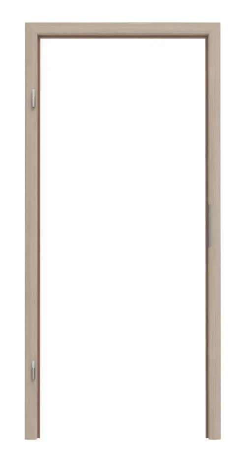 Widok frontowy ramy osłonowej dąb szary CPL z zaokrągloną krawędzią - Huga