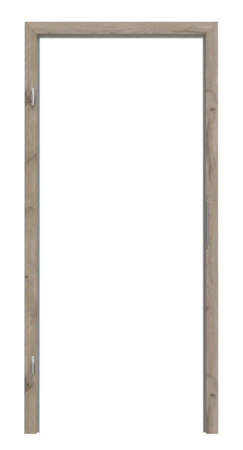 Widok frontowy marki HÖRMANN rama osłonowa dąb północny Duradecor ProLine z prostokątną krawędzią