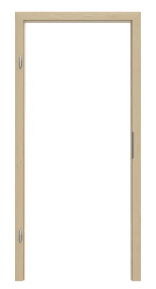 TEUTO rama osłonowa do drzwi wejściowych do mieszkania klon Natura CPL z zaokrągloną krawędzią