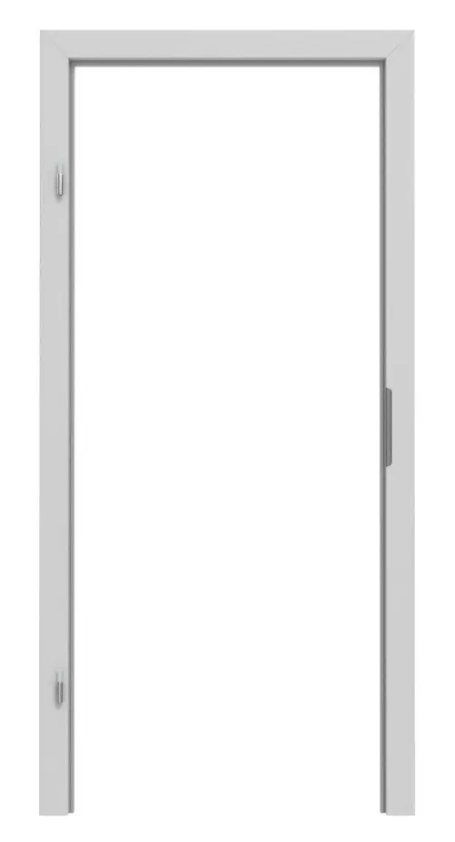 Widok frontowy marki JELD-WEN rama osłonowa szary niklowy podobny do RAL 7047