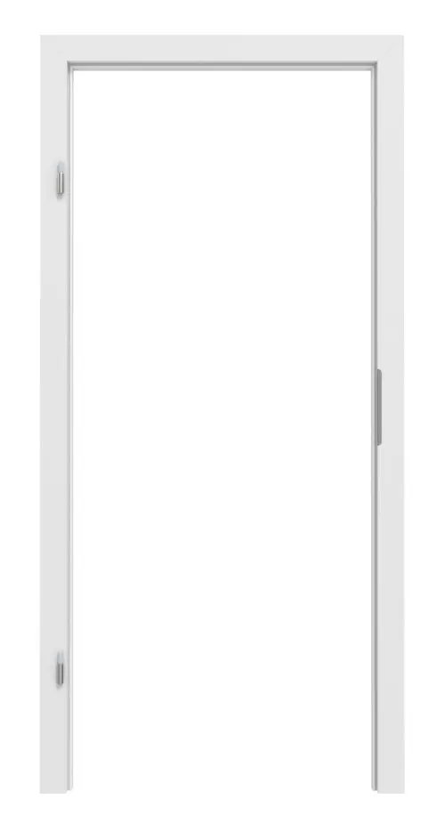 Widok frontowy ramy blokowej biel baliowa CPL Vario z prostokątną krawędzią - Huga