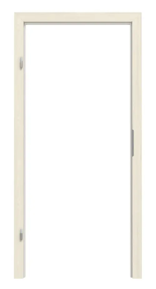 Widok frontowy ramy blokowej modrzew lazura CPL Vario z prostokątną krawędzią - Huga