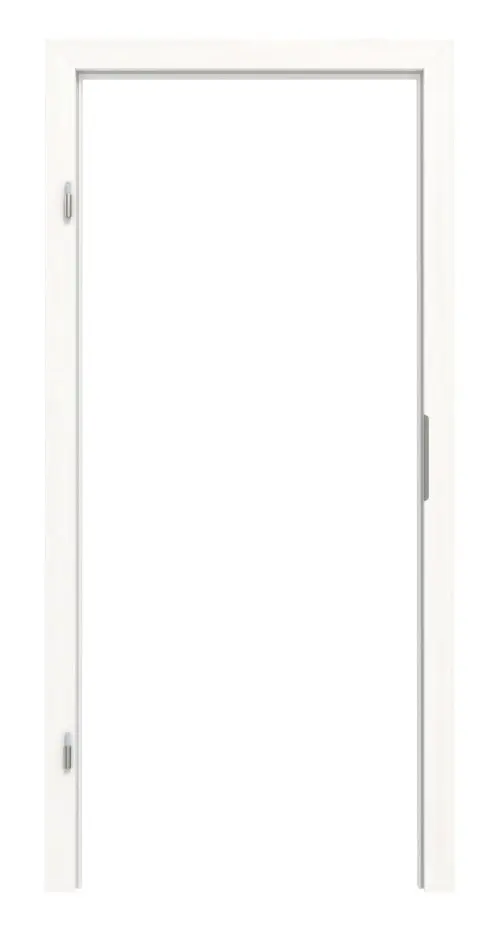 Widok frontowy ramy blokowej biel pino CPL Vario z prostokątną krawędzią - Huga