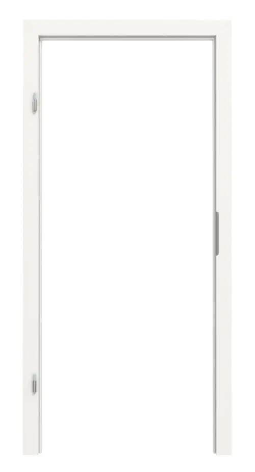 Widok frontowy ramy blokowej biały beskidzki RAL 9016 BaseLine Lack Vario z prostokątną krawędzią - Hörmann