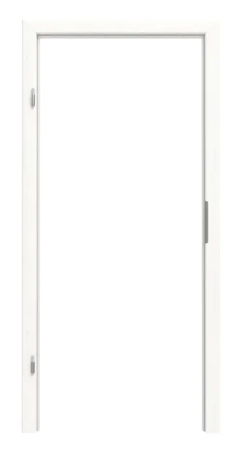 Widok frontowy ramy blokowej biel pino CPL z zaokrągloną krawędzią - Huga.