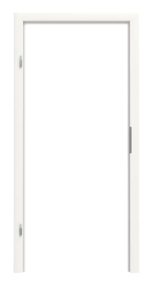 Widok frontowy marki HÖRMANN rama blokowa biały beskidzki RAL 9016 dekor ProLine z zaokrągloną krawędzią