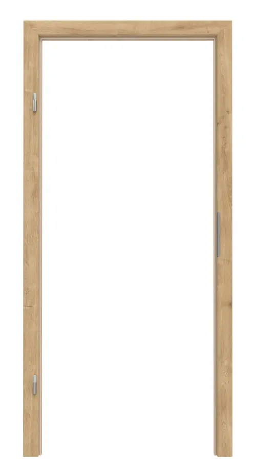 Widok frontowy ramy blokowej dąb sękaty CPL z zaokrągloną krawędzią - Huga