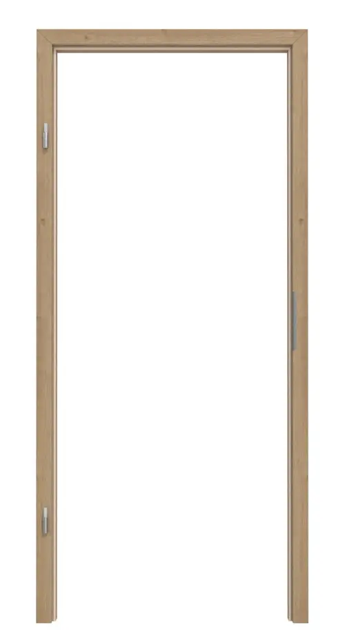 TEUTO rama blokowa do drzwi wejściowych do mieszkania Authentic dąb szczelinowy CPL z zaokrągloną krawędzią