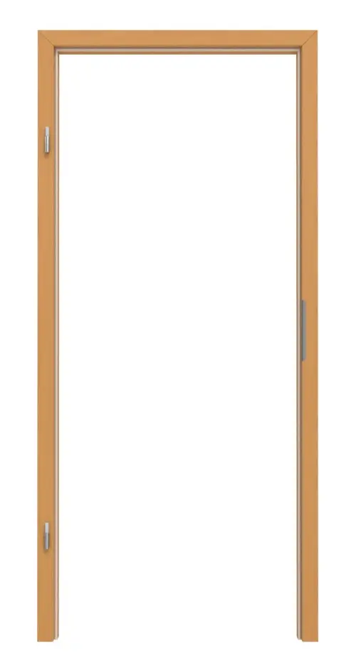 TEUTO rama blokowa do drzwi ochronnych buk ekskluzywny CPL z zaokrągloną krawędzią