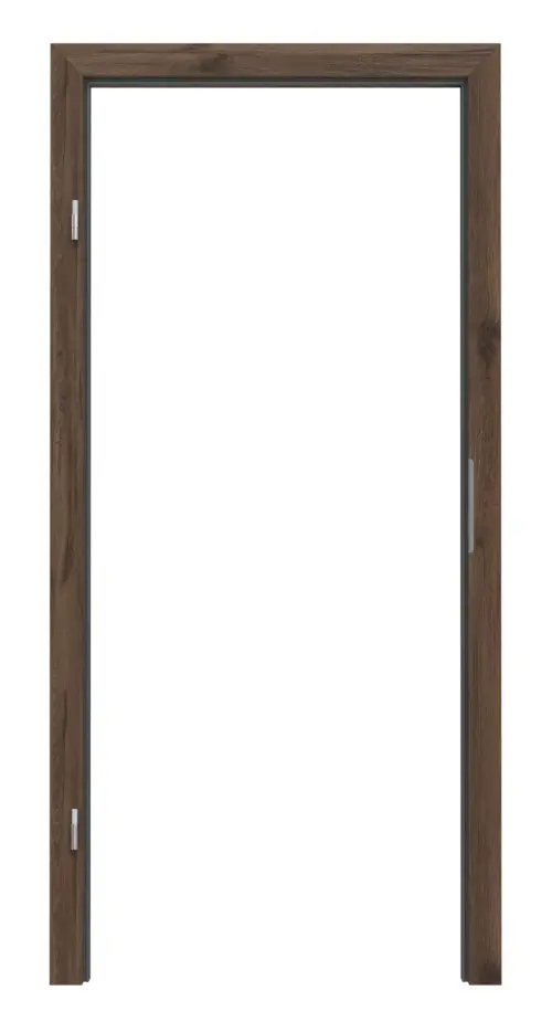 Widok frontowy marki HÖRMANN rama blokowa dąb alpejski Duradecor ProLine z prostokątną krawędzią.