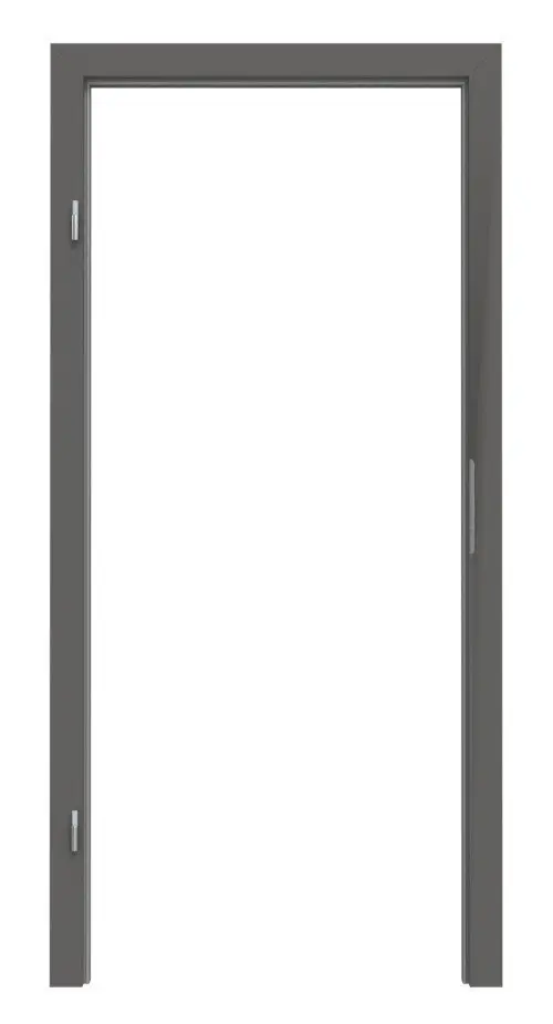 HUGA rama blokowa Hygge szary dekor Basic z prostokątną krawędzią