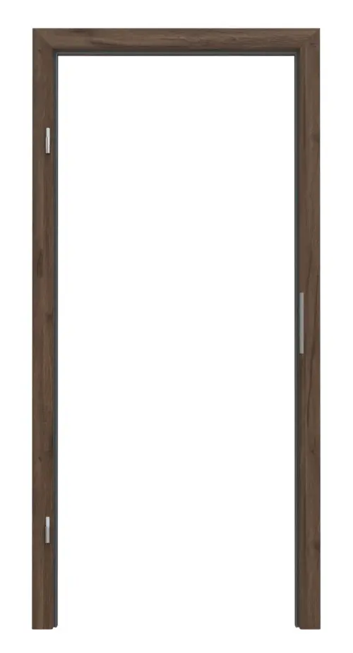 Widok frontowy firmy HÖRMANN rama blokowa dąb alpejski Duradecor ProLine z zaokrągloną krawędzią