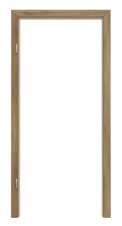 Widok frontowy marki HÖRMANN rama blokowa dąb naturalny Duradecor ProLine z zaokrągloną krawędzią