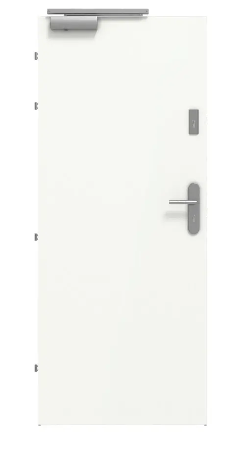 CLASSEN zestaw drzwi przeciwpożarowych EI30 42db biały CPL z ościeżnicą