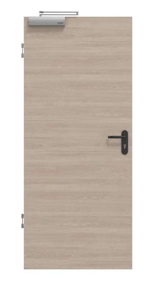 HÖRMANN Drzwi przeciwpożarowe, dąb szary, układ poprzeczny, Duradecor ProLine