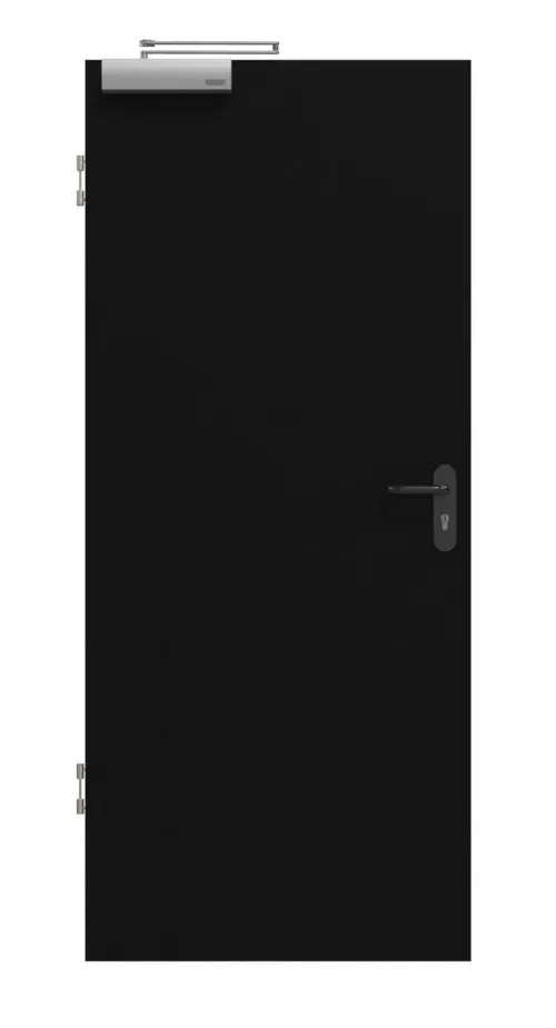 HÖRMANN Drzwi przeciwpożarowe czarne RAL 9005 lakier ProLine