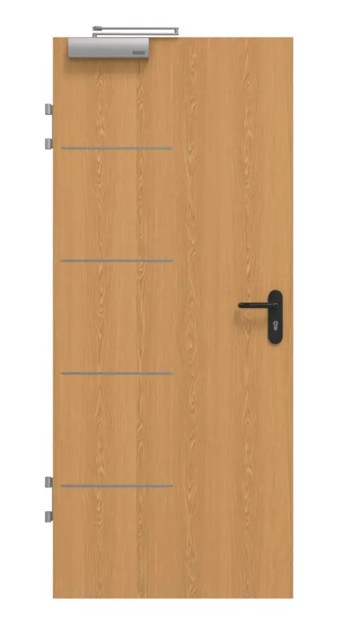 Drzwi przeciwpożarowe GARANT T30 Corona 834 dąb Premium CePaL