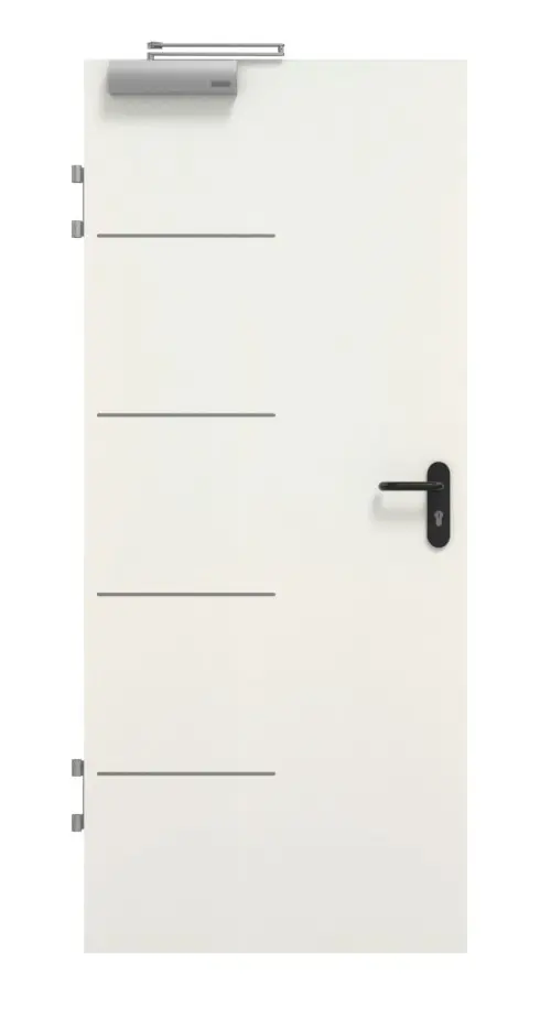 Drzwi przeciwpożarowe GARANT T30 Corona 834 biel Struktura Premium CePaL