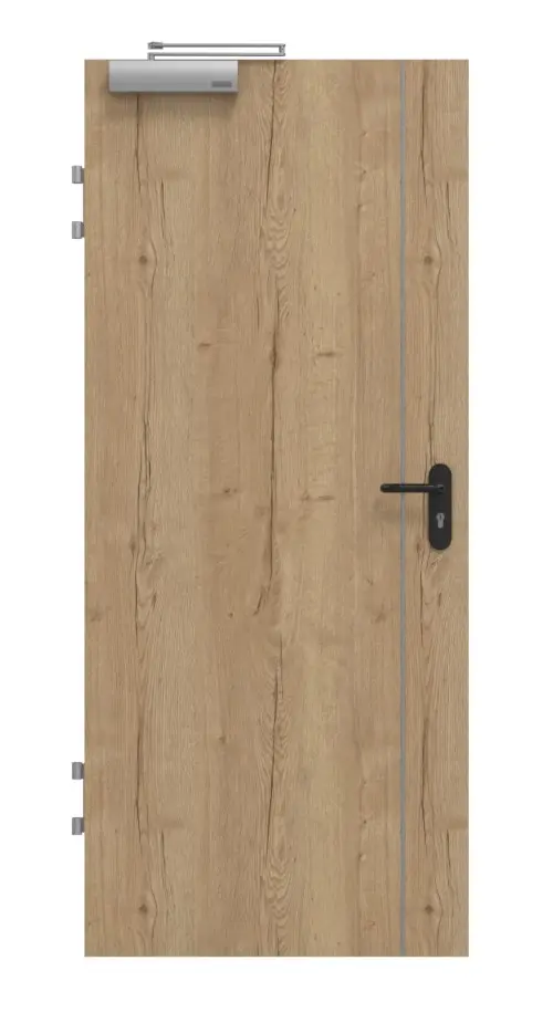 Drzwi przeciwpożarowe GARANT T30 Corona 850 Authentic dąb szczelinowy CePaL