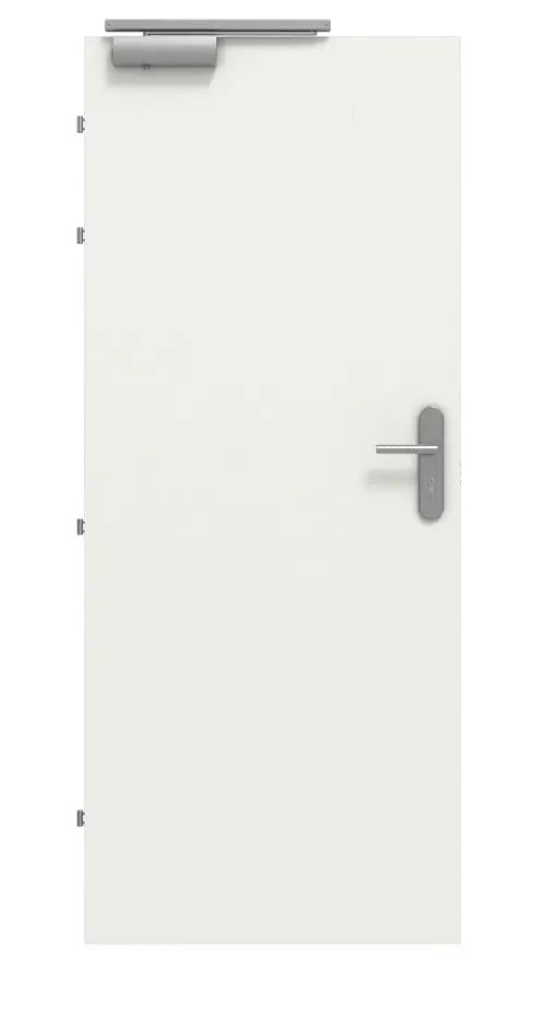 CLASSEN zestaw drzwi przeciwpożarowych EI30 M1 RAL 9003 CPL z ościeżnicą blokową